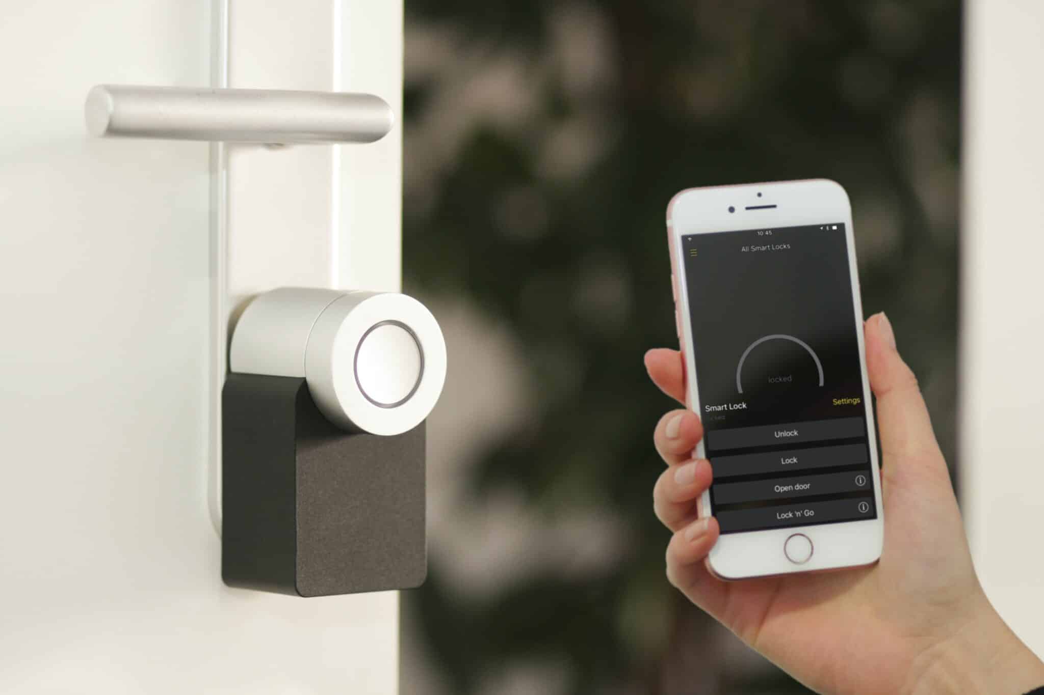 Smart home security lock for a door. Help keep your smart home safe & secure.