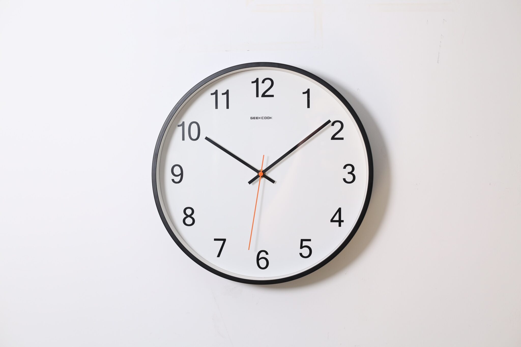 A photo of a clock showing how a smart home can save you time.